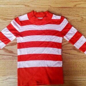 Cozy Striped Sweater - Scotch and Soda Amsterdam, Girls Size 8
